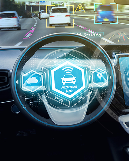 Voitures autonomes modernes